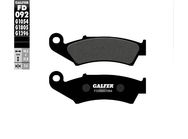 Galfer Bremseklosser, Semi-metall Anbefalt for urban/off-Road/Custom 