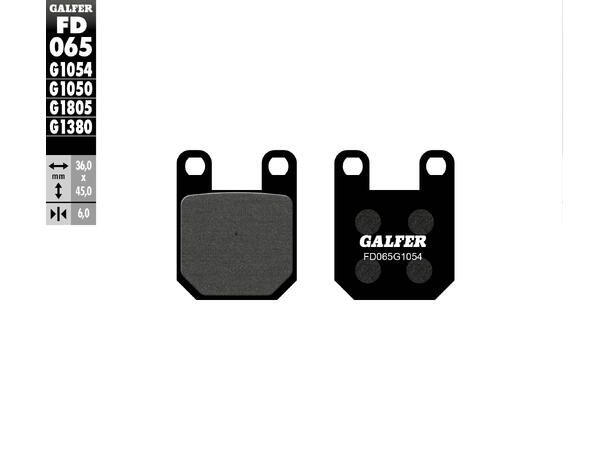 Galfer Bremseklosser, Semi-metall Anbefalt for urban/off-Road/Custom 