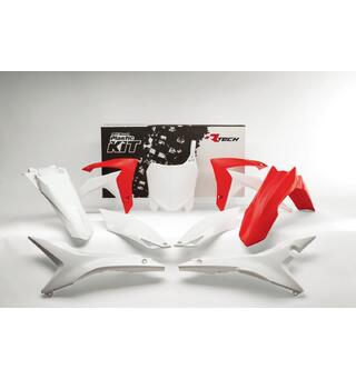 Rtech Plastkit Hvit/R&#248;d Honda CRF450R 13-16, CRF250R 14-17