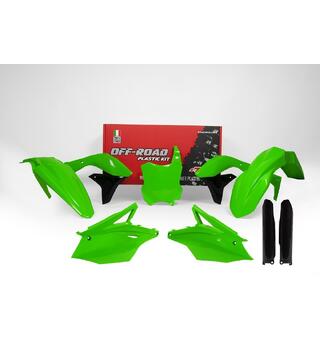 Rtech Plastkit Neon Gr&#248;nn Kawasaki KX250 19-20, KX250F 17-18