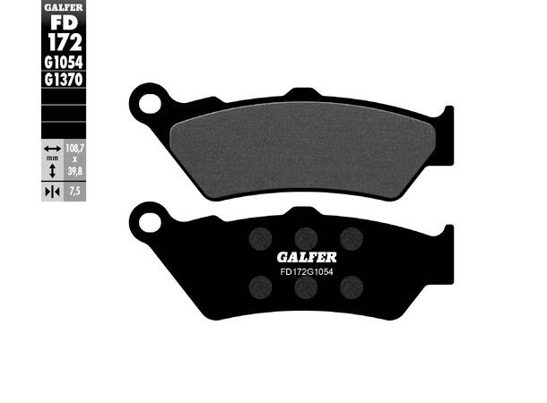 Galfer Bremseklosser, Semi-metall Anbefalt for urban/off-Road/Custom 