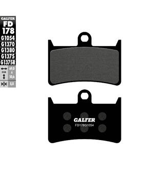 Galfer Bremseklosser, Semi-metall Anbefalt for urban/off-Road/Custom