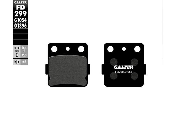 Galfer Bremseklosser, Semi-metall Anbefalt for urban/off-Road/Custom 