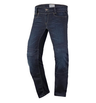 Scott Denim Stretch Bukse - Bl&#229; CE-Beskyttere, Kevlar, Aramid, Lett