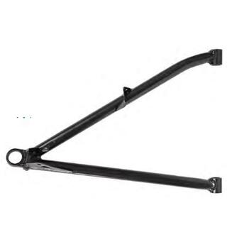 A-Arm - Lynx/Ski-Doo 36&quot; Forstilling Nedre - Venstre, Sort