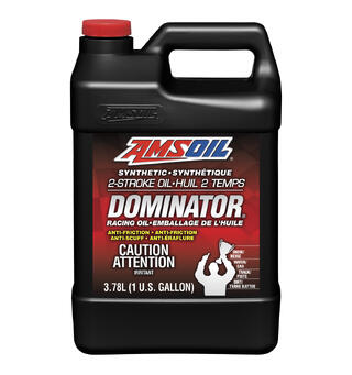 AMSOIL DOMINATOR&#174; Syn. 2-Stroke Olje 1 Gallon Dunk- 3,78L