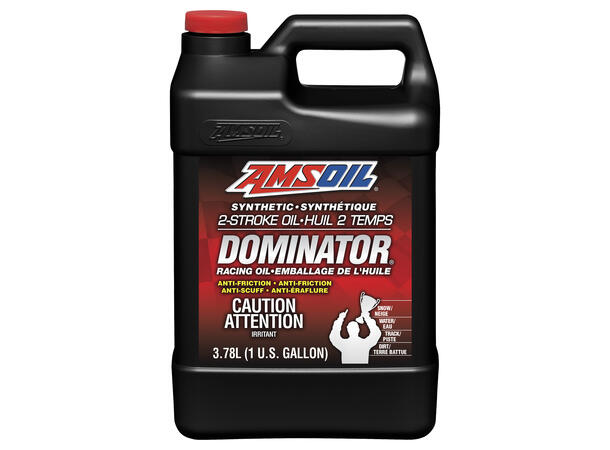 AMSOIL DOMINATOR® Syn. 2-Stroke Olje 1 Gallon Dunk- 3,78L 