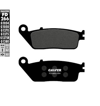 Galfer Bremseklosser, Semi-metall Anbefalt for urban/off-Road/Custom