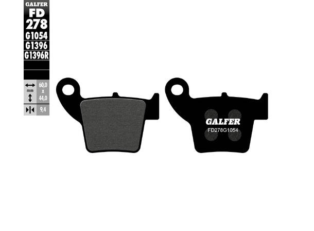 Galfer Bremseklosser, Semi-metall Anbefalt for urban/off-Road/Custom 