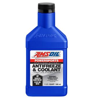 AMSOIL Powersports Antifreeze &amp; Coolant Kan blandes med alle typer. 0,946L