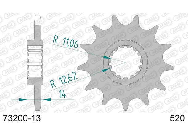 AFAM Countershaft Sprocket 520 