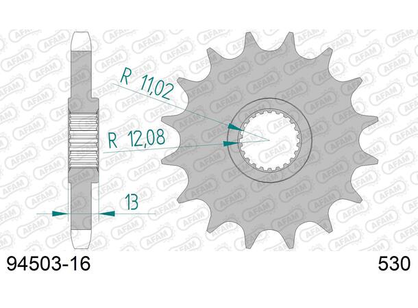 AFAM Countershaft Sprocket #530 