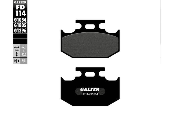 Galfer Bremseklosser, Semi-metall Anbefalt for urban/off-Road/Custom 