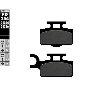 Galfer Bremseklosser, Semi-metall Anbefalt for urban/off-Road/Custom