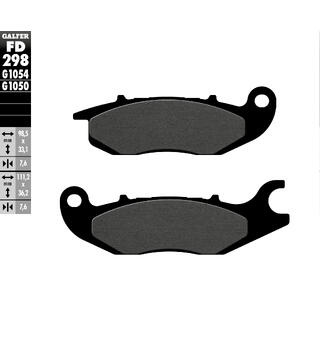 Galfer Bremseklosser, Semi-metall Anbefalt for urban/off-Road/Custom