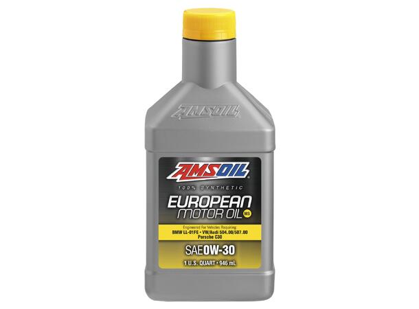 AMSOIL 0W-30 European Motorolje MS Quart - 0,946L 