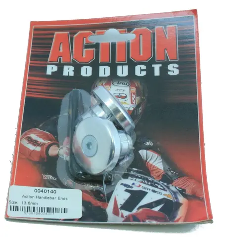 Action Products Handlebar Ends 13.6mm Styreplugger, Aluminium