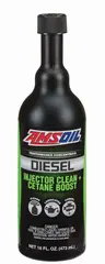 AMSOIL Diesel Inj.rens &amp; Cetane Booster 16-oz. Flaske** - 0,47L Flaske