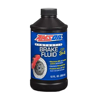 AMSOIL DOT 3 &amp; 4 Syn. Brake Fluid 12-oz. Flaske - 0,35L Flaske