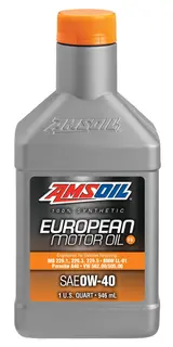 AMSOIL EU-Formel 0W-40 FS Syn. Motorolje Quart - 0,946L