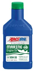 AMSOIL 10W-30 Formula 4T&#174; Mari. Syn.Olje Quart - 0,946L