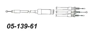 Gasswire Polaris OEM: 7080285 7080332 7080552