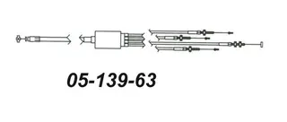 Gasswire Polaris Trippel Inj. 7080458