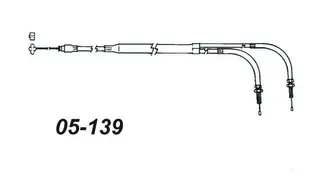 Gasswire Dobbel VM26-34 Passer: Mikuni VM 26-34