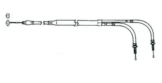 Gasswire Dobbel VM36-38 Mikuni VM 36-38