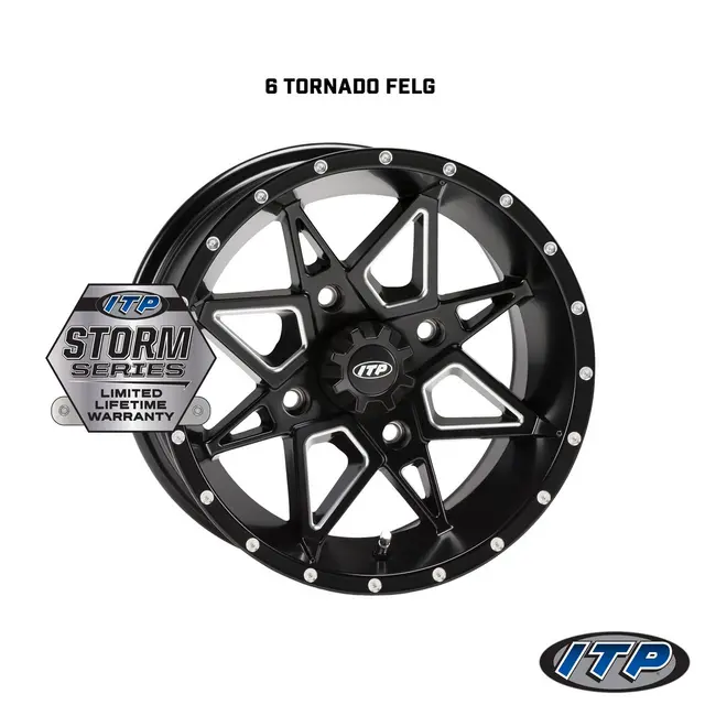 Hjulpakke 10 - Can-Am 6x6 - 27"/14" ITP Mud Lite 2 E4, ITP Tornado 