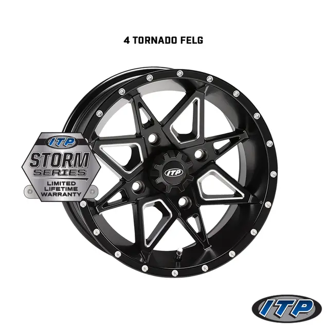 Hjulpakke 71 - Can-Am 4x4 - 27"/14" Wanda VS3020 Storm E4, ITP Tornado 