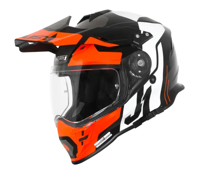 Just1 J34 Pro Crosshjelm - Tour Orange/Sort, M