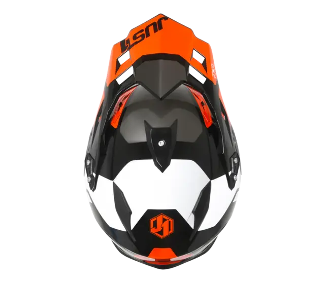 Just1 J34 Pro Crosshjelm - Tour Orange/Sort, M