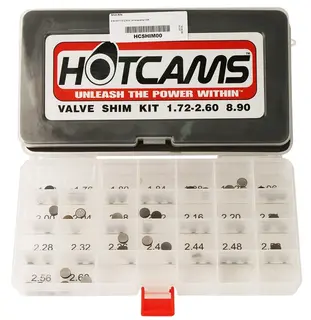 Hot Cams Shims-sett 1,72-2,60mm - 8,90mm KTM 250/450F - 8,90mm - Tot 69st