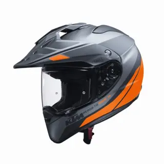 KTM Hornet Adventure MC helhjelm - Sort/Oransje Vekt 1500 g,  By Shoei, Sort/Oransje