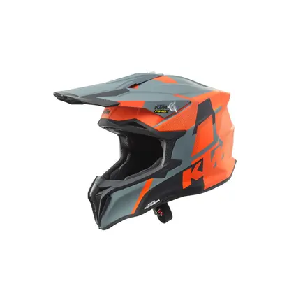 KTM Strycker Crosshjelm Oransje/Gr&#229;