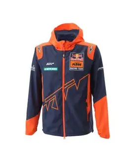 KTM Replica Team Hardshelljakke 3XL M&#248;rkebl&#229;/Oransje - Unisex