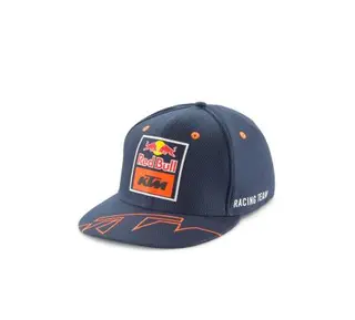 KTM Racing Team Caps til Barn M&#248;rkebl&#229;/Oransje - Med Racing-logo