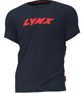 Lynx Signature T-Skjorte Herre - M&#248;rkebl&#229;