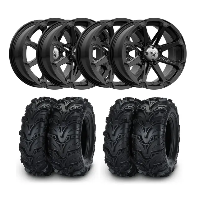 Hjulpakke 80 - Polaris 4x4 - 27"/14" ITP Mud Lite 2 E4, MSA M12 Diesel 