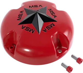 MSA Senterkopper - Bolt-On Wheel Cap Star R&#248;d