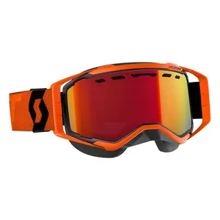 Scott Prospect SX Brille - Oransje/Sort Enhancer R&#248;d Chrome