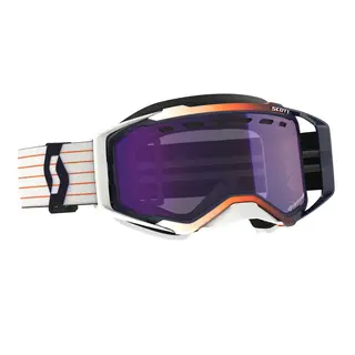 Scott Prospect SX Brille LS - Bl&#229;/Hvit Lyssensitiv Bl&#229; Chrome Linse