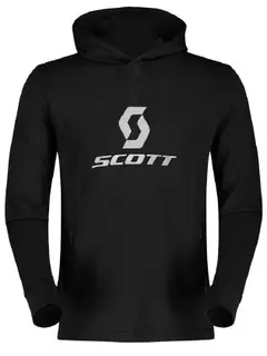 Scott Defined Mid Hoodie - Sort Behagelig fleece, mellomlag og hverdags