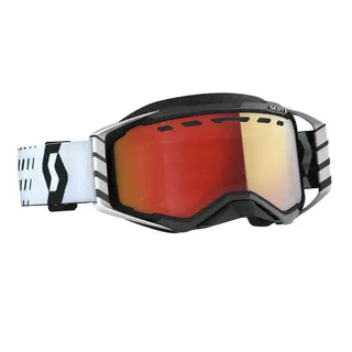 Scott Prospect SX Brille - Sort/Hvit Enhancer R&#248;d Chrome