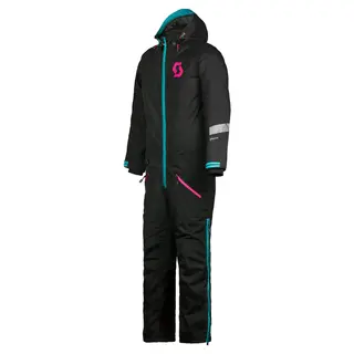 Scott DS JR Monosuit - Sort/Rosa Teknisk/slitesterk scooterdress til barn