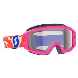 Scott Primal jr MX Brille - Rosa Klar Linse