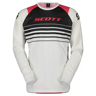 Scott Evo Swap Tr&#248;ye - Hvit/Rosa Lett og godt ventilert MX-tr&#248;ye!