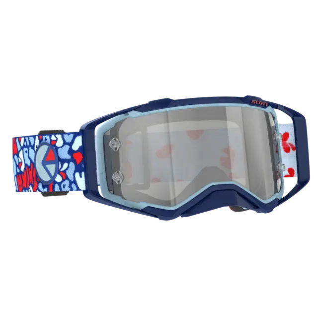 Scott Prospect MX Brille - "Ethika" Sølv Chrome WORKS Linse 