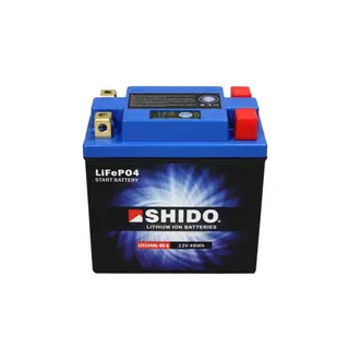 Shido LTX14AHL-BS Q Lithium Batteri 4 Terminaler